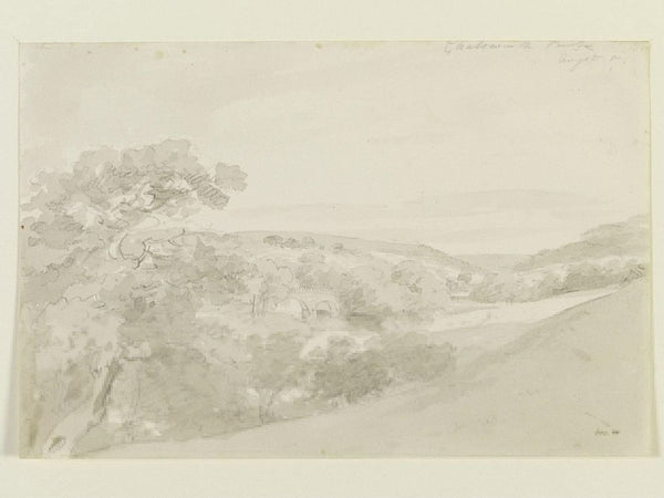 Chatsworth Park Painting by John Constable