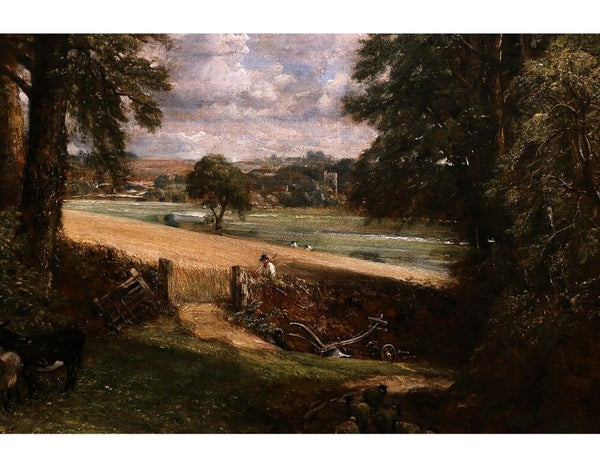 The Cornfield, detail of the harvester, 1826 Painting by John Constable