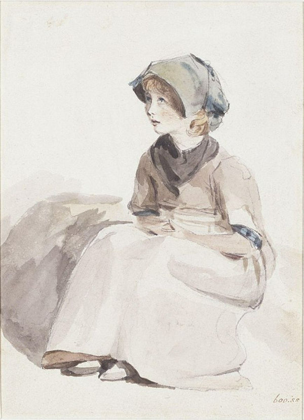 A Suffolk Child Painting by John Constable