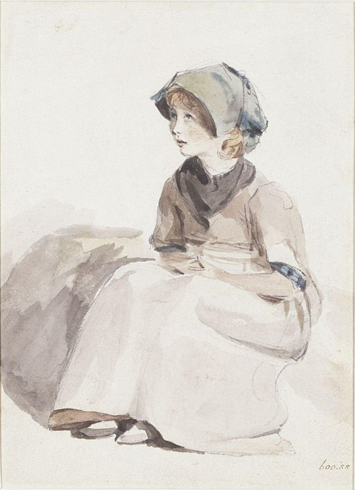 A Suffolk Child Painting by John Constable