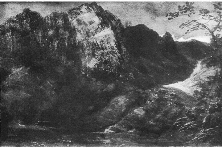 View in Borrowdale 3 Painting by John Constable