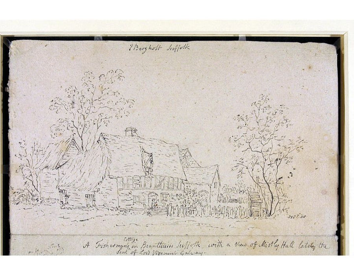Cottage at East Bergholt 2 Painting by John Constable