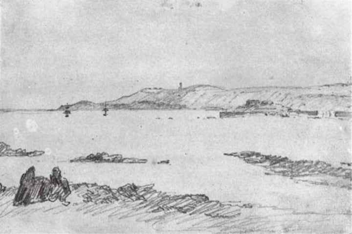 Portland Roads Painting by John Constable