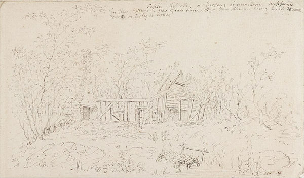 Cottage at East Bergholt 3 Painting by John Constable