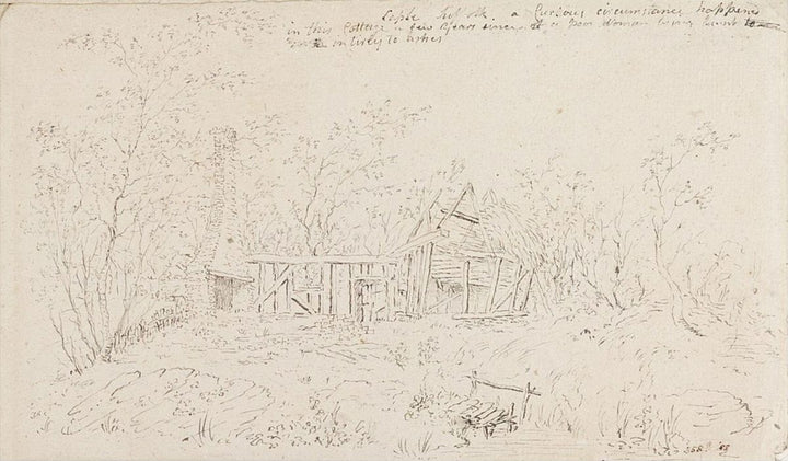 Cottage at East Bergholt 3 Painting by John Constable