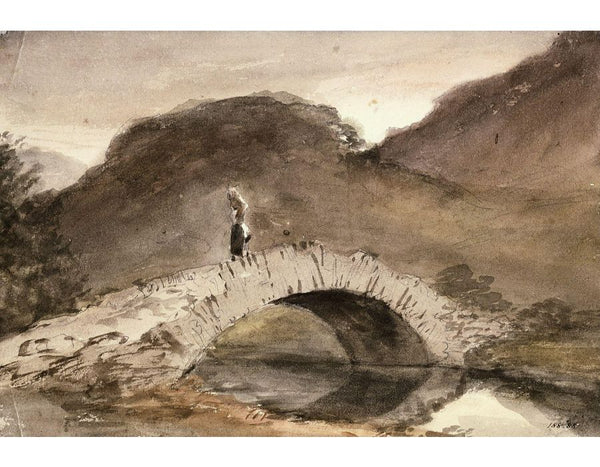 A Bridge at Borrowdale Painting by John Constable