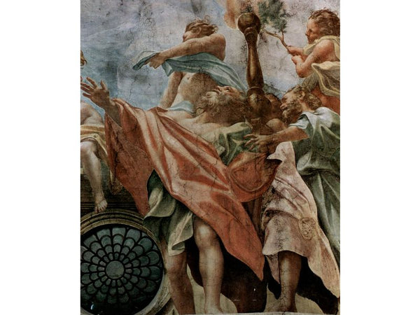Proclamation, detail, apostles and Epheben 