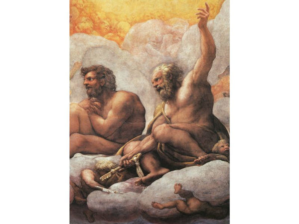 The Apostles Peter And Paul Detail Of Cupola Fresco 