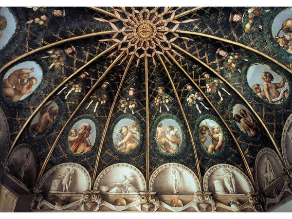 Ceiling of the Camera di San Paolo (partial view) 