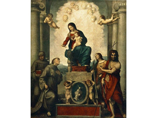 Madonna with St. Francis 