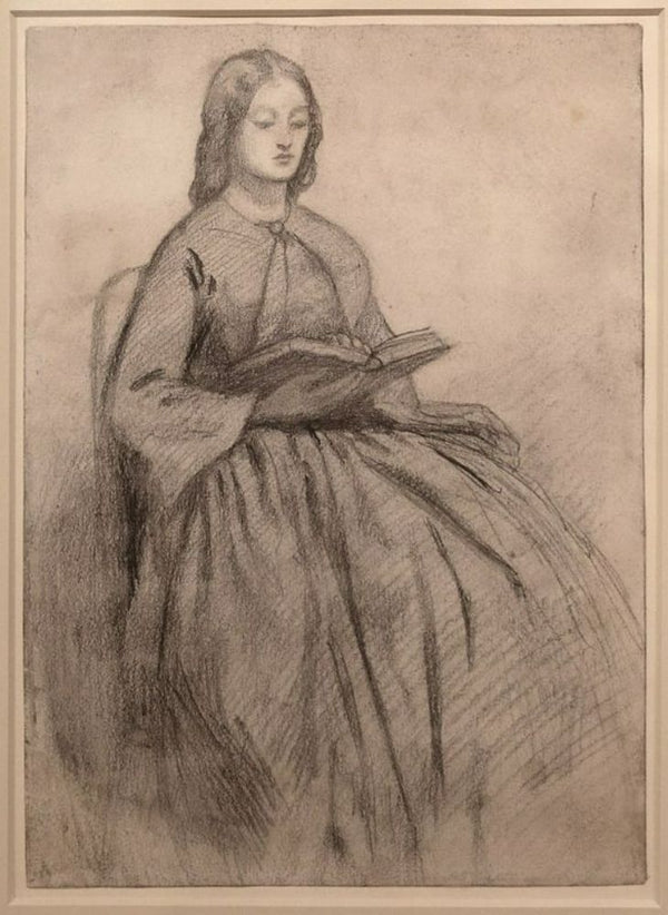 Elizabeth Siddall In A Chair Painting by Dante Gabriel Rossetti