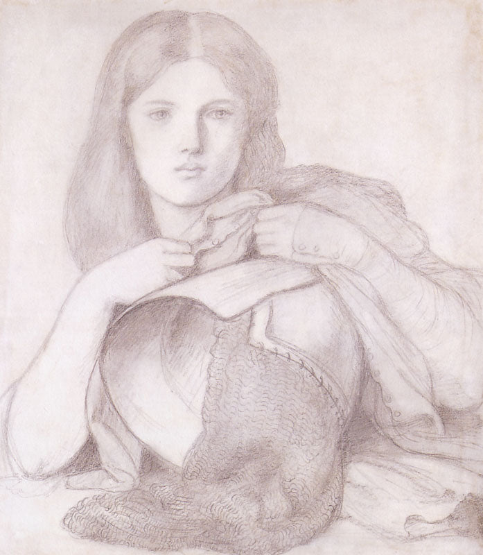 My Lady Greensleeves I Painting by Dante Gabriel Rossetti