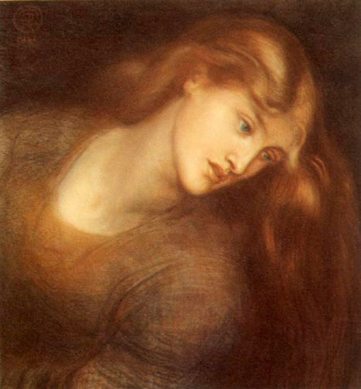Aspecta Medusa Painting by Dante Gabriel Rossetti