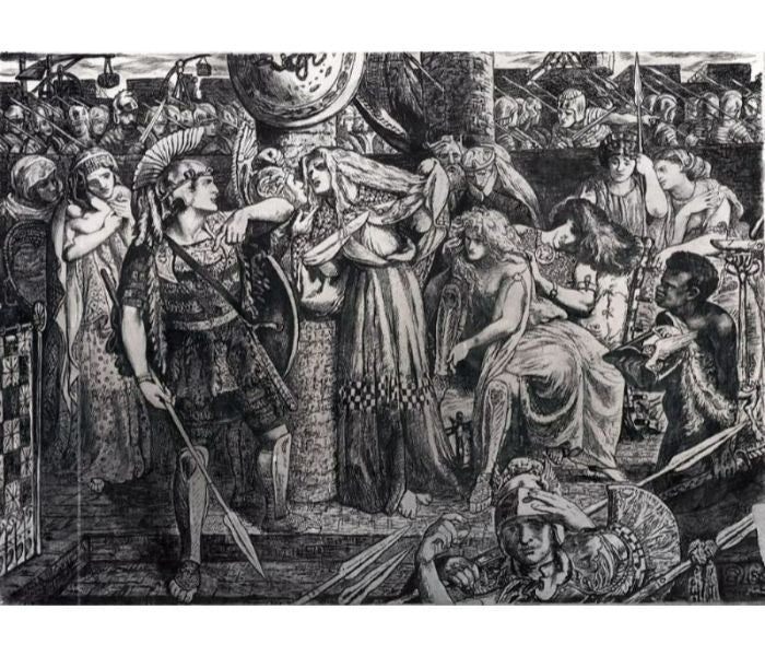 Cassandra Painting by Dante Gabriel Rossetti