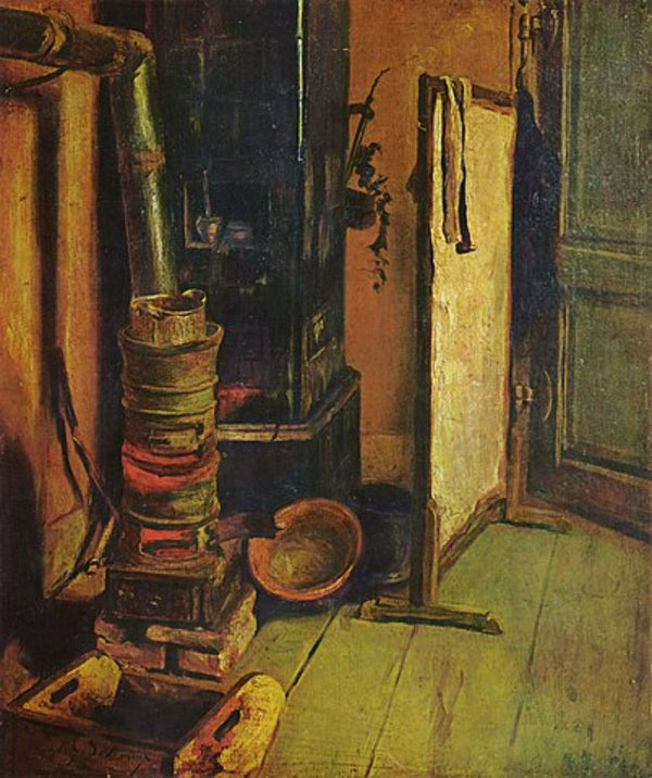 A corner of the studio