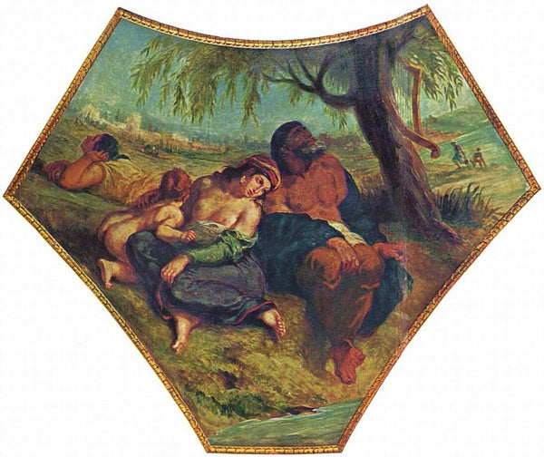 Babylonian shank Painting by Eugene Delacroix