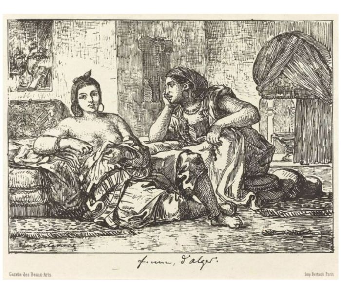 Femmes D'Alger Painting 