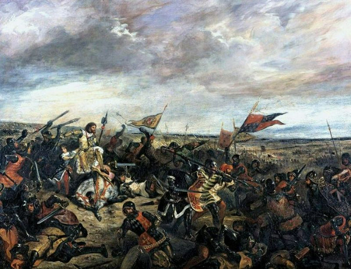 Battle of Poitiers Painting by Eugene Delacroix