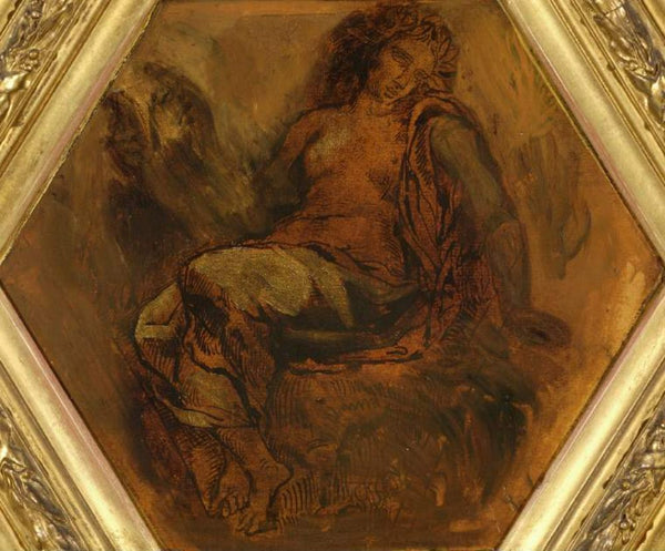 The Muse of Orpheus Painting by Eugene Delacroix