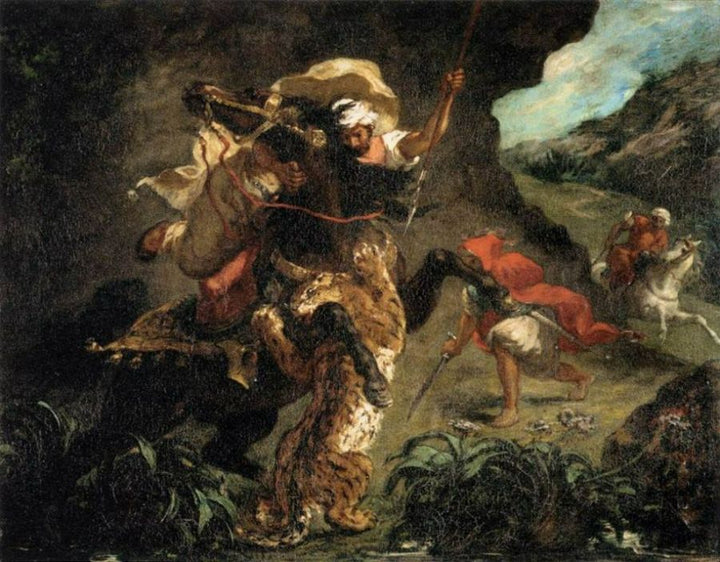 Tiger Hunt Painting 