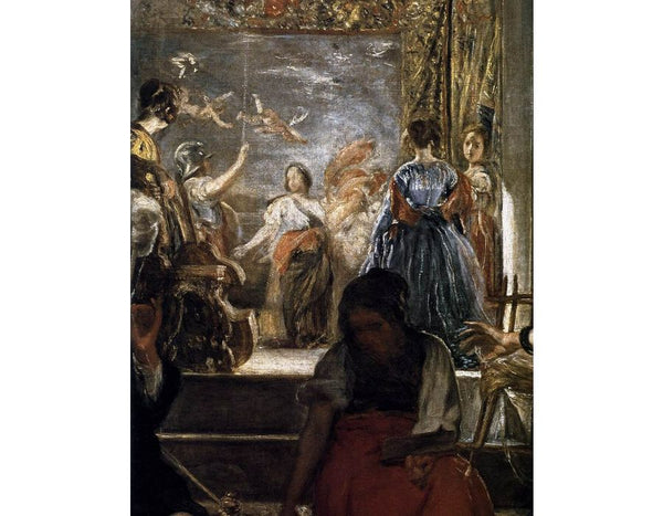 The Fable of Arachne (detail-3) c. 1657 