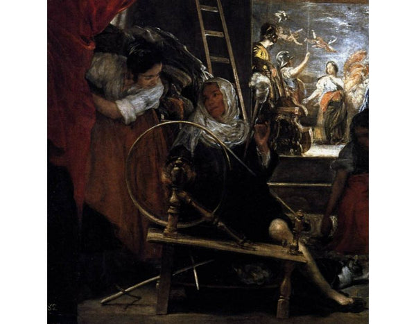 The Fable of Arachne (detail-1) c. 1657 