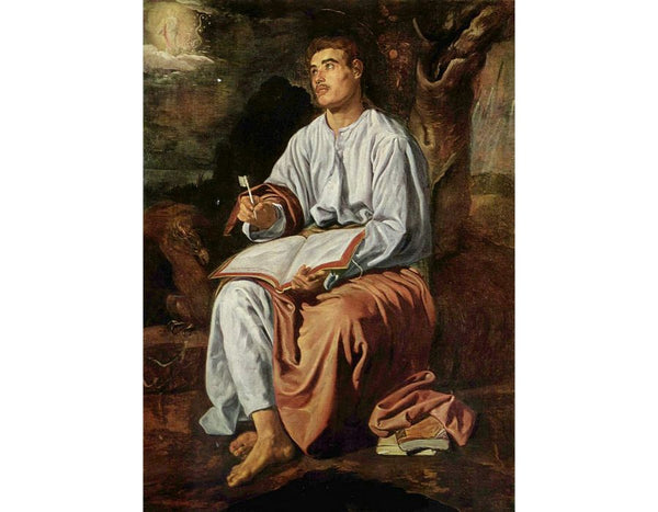 Saint John At Patmos 