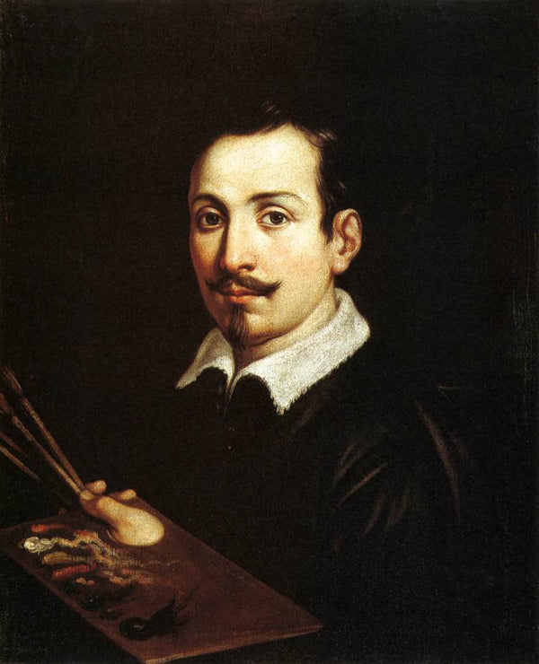 Portrait of Guido Reni Painting  by Domenico Zampieri