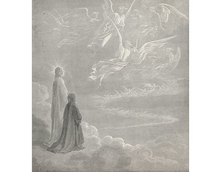 Ye host of heaven! whose glory I survey (Canto XVIII., line 126) 