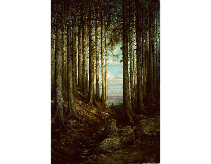 Alpine Scene 1865 