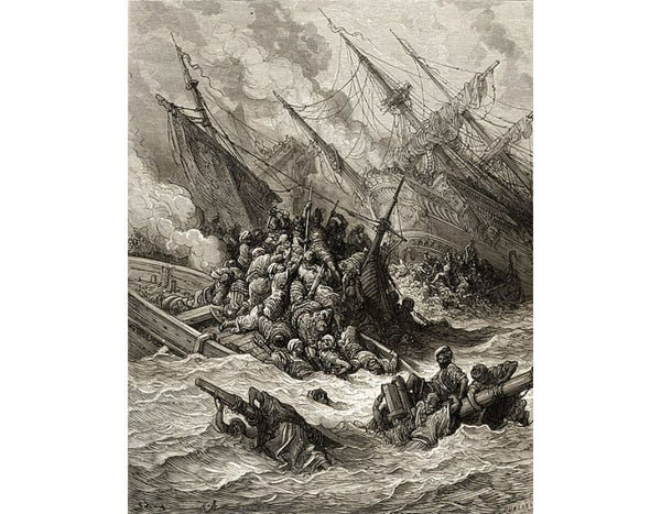 Battle of Lepanto in 1571 