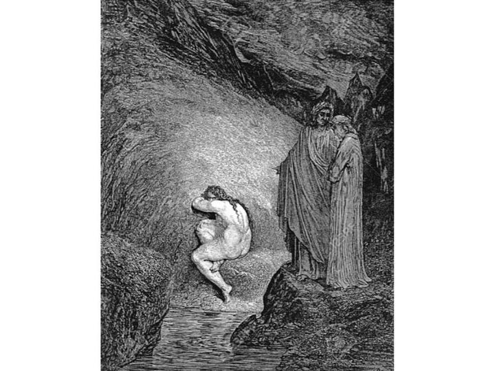 "That is the ancient soul of wretched Myrrha." (Canto XXX., lines 38-39) 