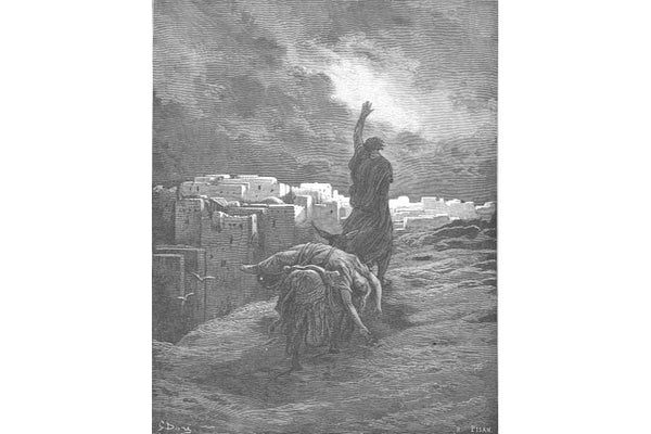 The Levite Carries the Woman's Body Away 