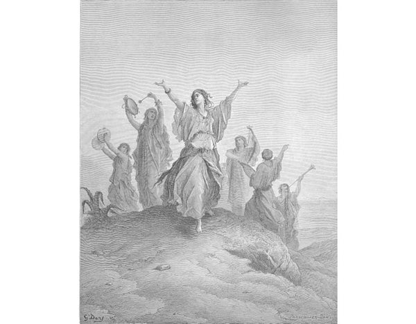 Jephthah's Daughter Comes to Meet Her Father 
