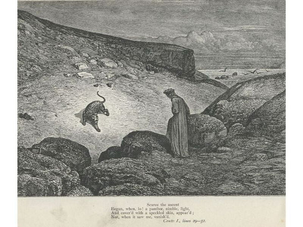 a panther, nimble, light, (Canto I., line 30) 