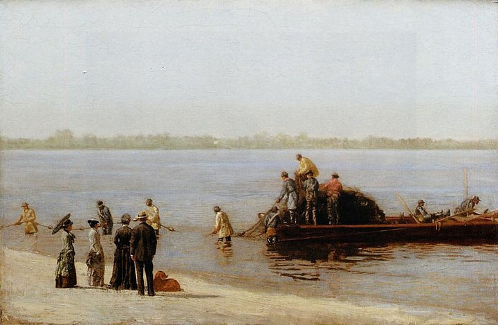 Shad Fishing at Gloucester on the Delaware River 2
