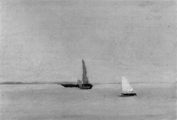 Study for Ships and Sailboats on the Delaware 