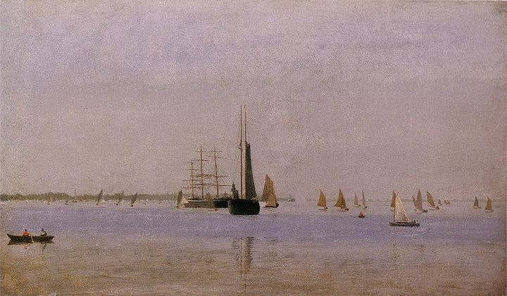 Ships and Sailboats on the Delaware 