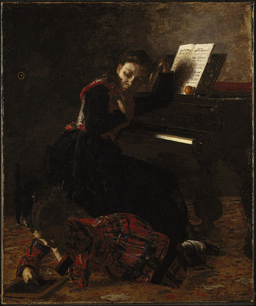 Home Scene (The Sisters of the Artist) 1870-71 
