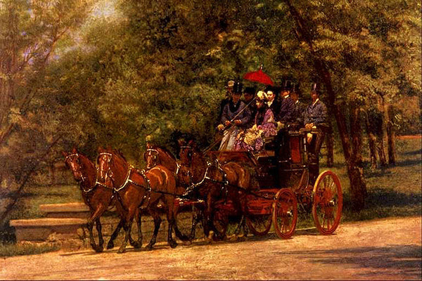A May Morning in the Park (The Fairman Rogers Four-in-Hand) 1879-80 
