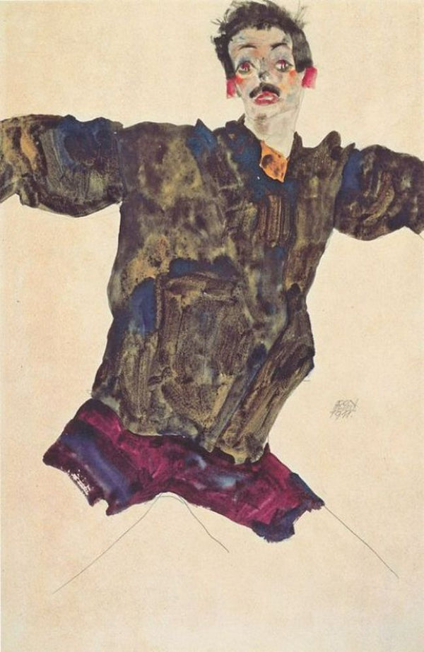 Self Portrait With Outstretched Arms 