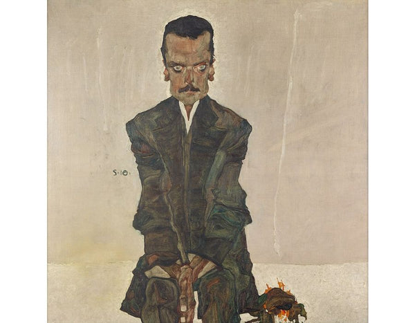 Portrait Of Eduard Kosmack, Frontal, With Clasped Hands 