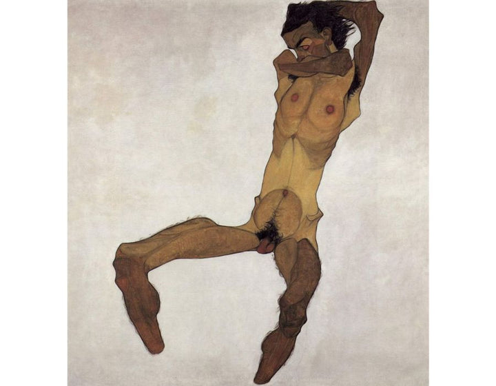 Seated Male Nude