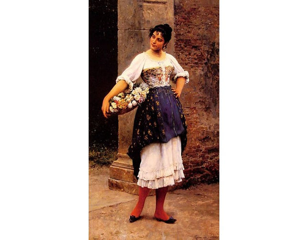 Venetian Flower Seller 