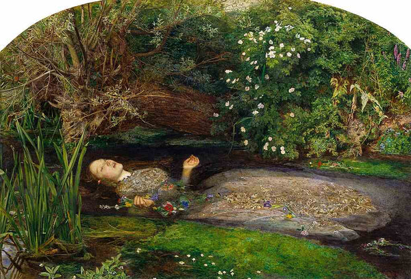 Ophelia 1851-52 Painting by John Everett Millais