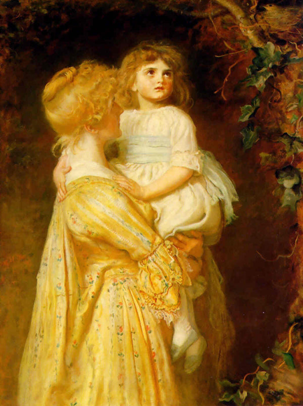 The Nest Painting by John Everett Millais