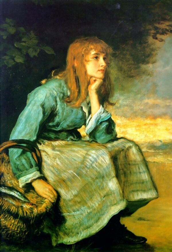 Caller Herrin' Painting by John Everett Millais