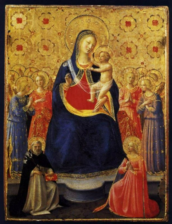 Virgin and Child with Sts Dominic and Catherine of Alexandria 1435