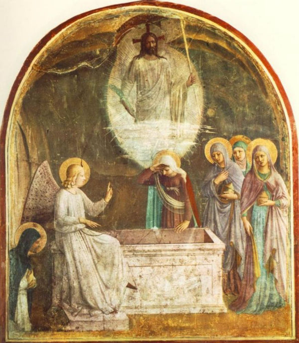 Frescoes in the Dominican convent of San Marco in Florence scene The Three Marys at the tomb of Christ