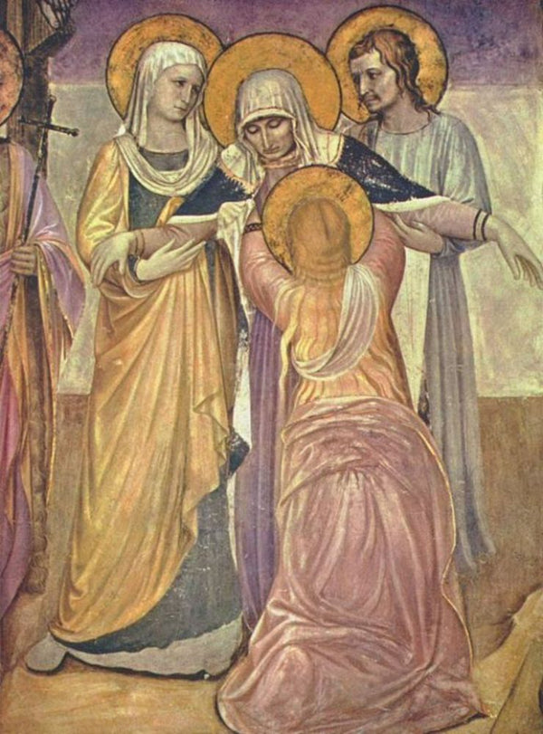The Crucifixion, Mary, detail